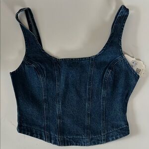 Denim Blue Women's Top